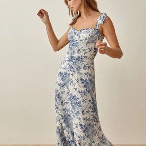 Reformation Nikita Dress in Pompadour